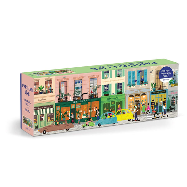 galison Parisian Life 1000 Piece Panoramic Puzzle