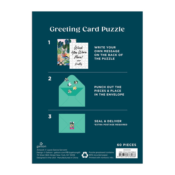Galison Potted Greeting Card Puzzle