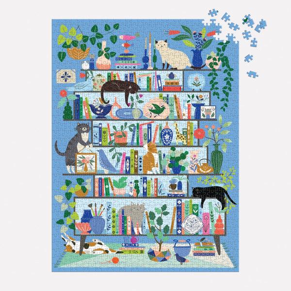 Galison Purrfect Nook 1000 Piece Puzzle