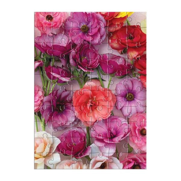 Galison Ranunculus Greeting Card Puzzle