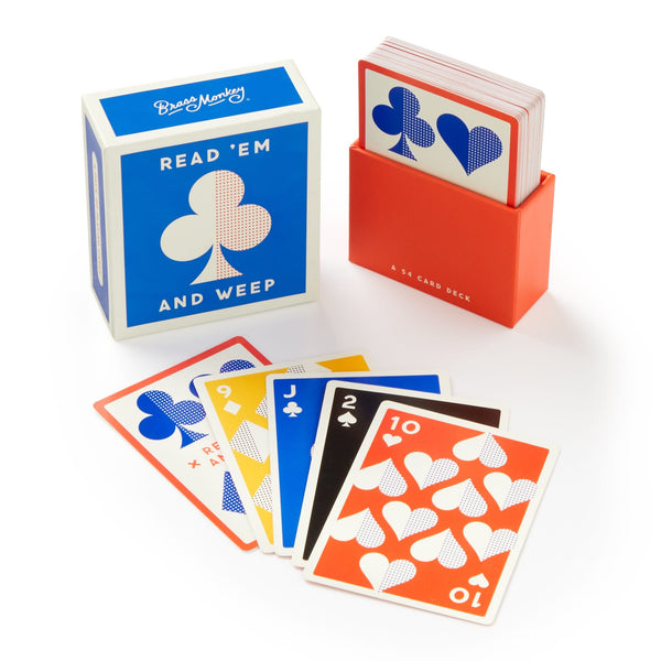 Galison Read 'Em And Weep Playing Card Set