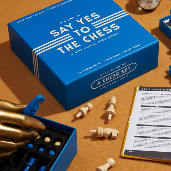 Galison Say Yes To The Chess Game Set