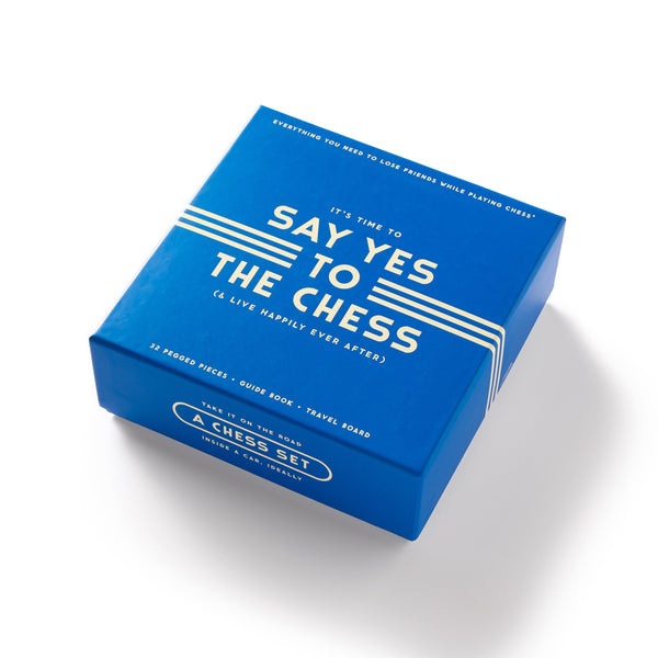 Galison Say Yes To The Chess Game Set