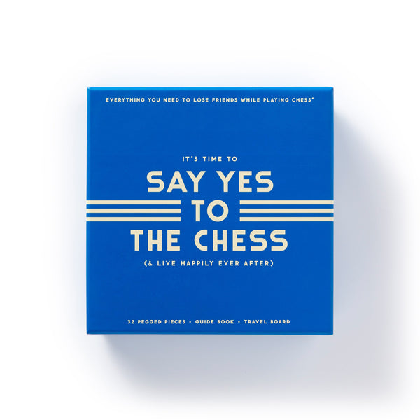 galison Say Yes To The Chess Game Set