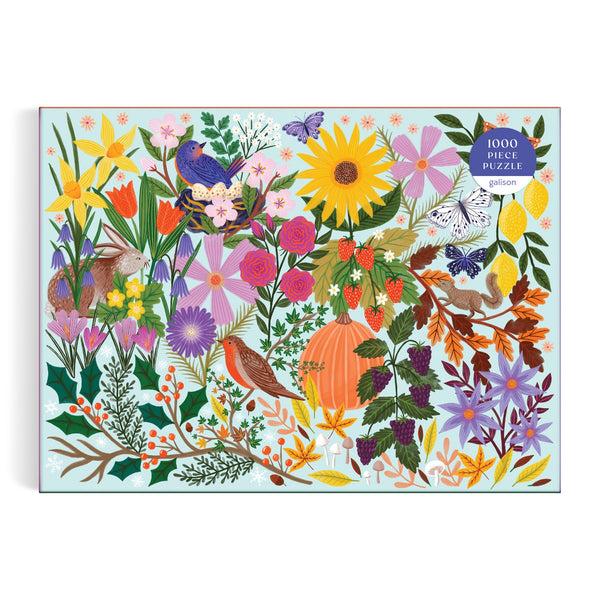 Galison Seasons In Bloom 1000 Piece Puzzle