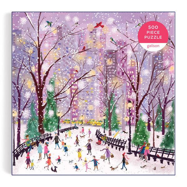 Galison Snowy Night 500 Piece Puzzle