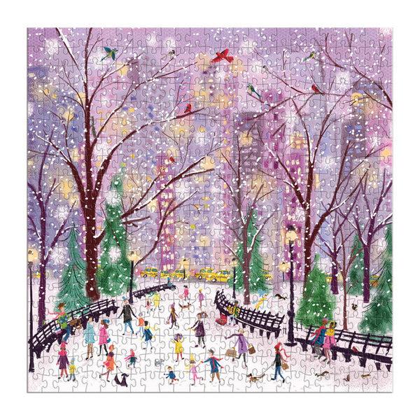 Galison Snowy Night 500 Piece Puzzle