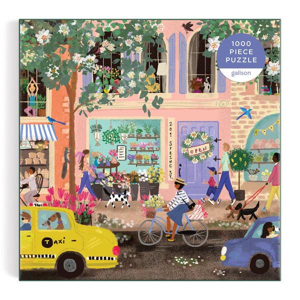 Galison Spring Street 1000 Piece Jigsaw Puzzle