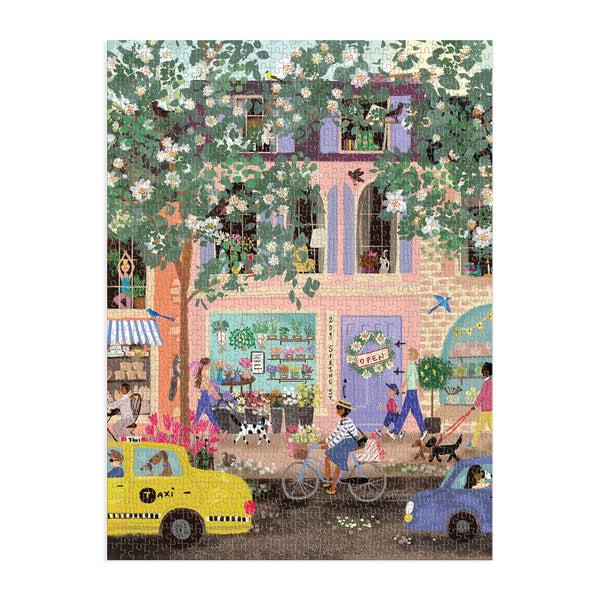 Galison Spring Street 1000 Piece Jigsaw Puzzle