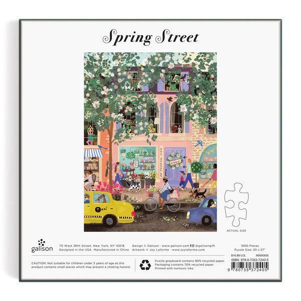 Galison Spring Street 1000 Piece Jigsaw Puzzle