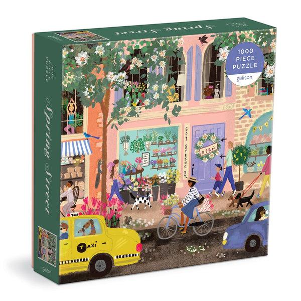 galison Spring Street 1000 Piece Jigsaw Puzzle
