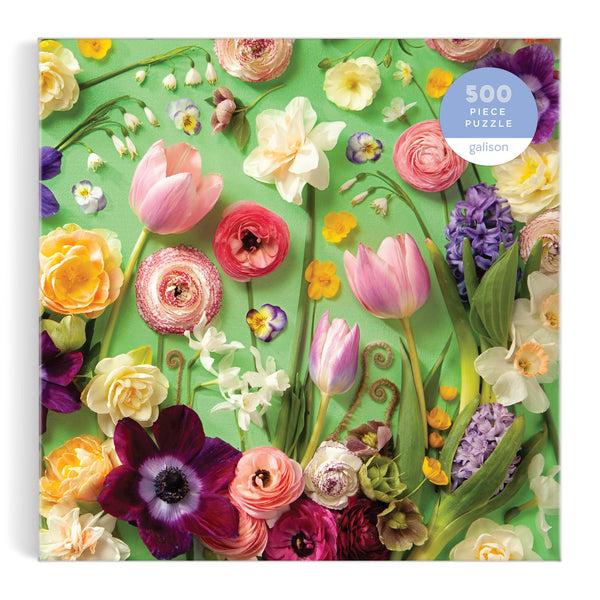 Galison Springtime Petals 500 Piece Puzzle