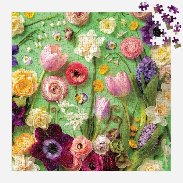 Galison Springtime Petals 500 Piece Puzzle