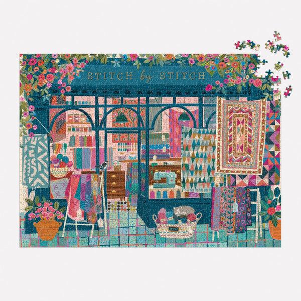 Galison Stitch By Stitch 1000 Piece Puzzle