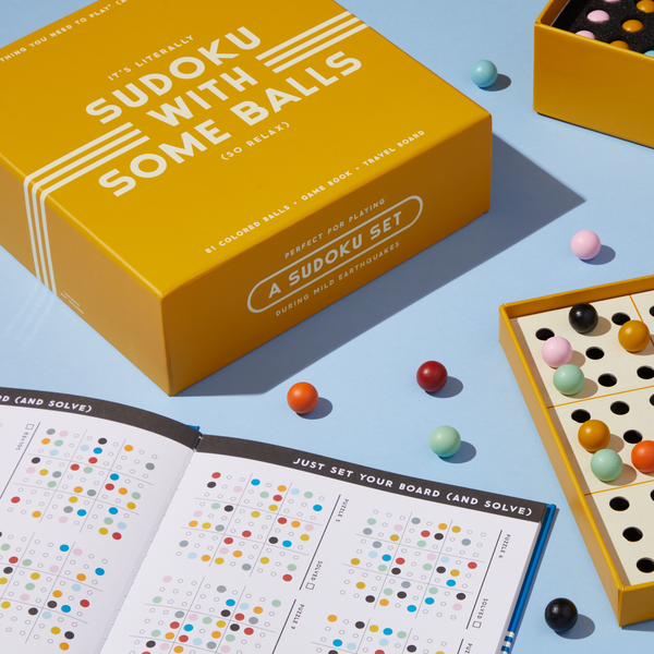 Galison Sudoku With Some Balls Sudoku Game Set