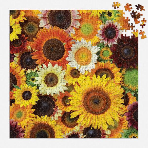 Galison Sunflower Blooms 500 Piece Puzzle