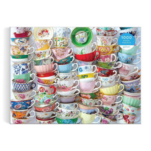 Galison Teacups 1000 Piece Puzzle