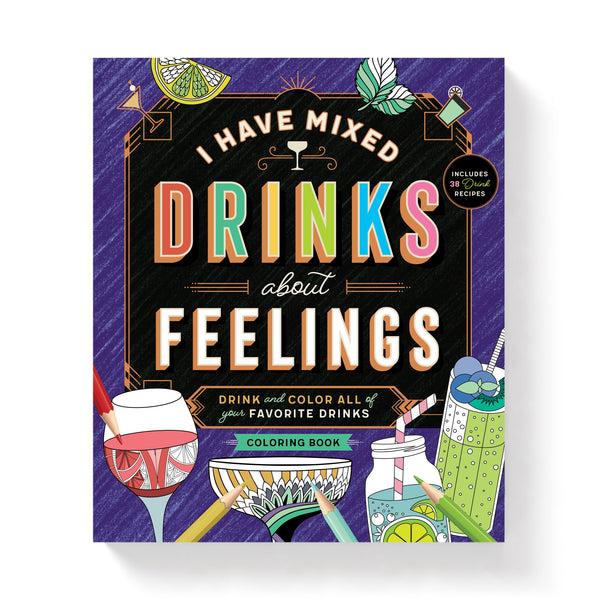 galison The Creative Drinker Coloring Book