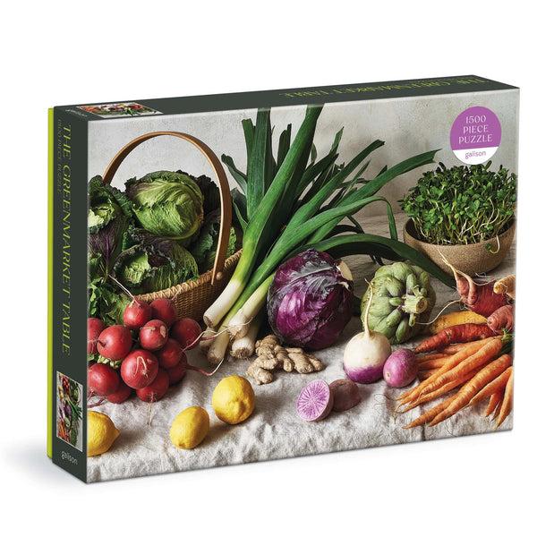 galison The Greenmarket Table 1500 Piece Puzzle