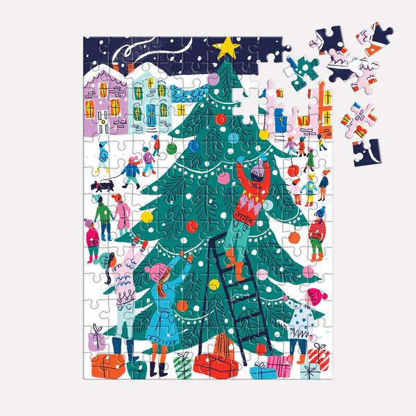 Galison Tree Decorating 130pc Puzzle Ornament