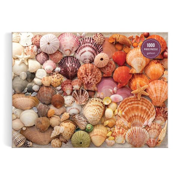 Galison Vibrant Seashells 1000 Piece Puzzle
