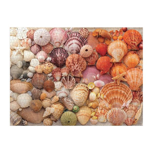 Galison Vibrant Seashells 1000 Piece Puzzle