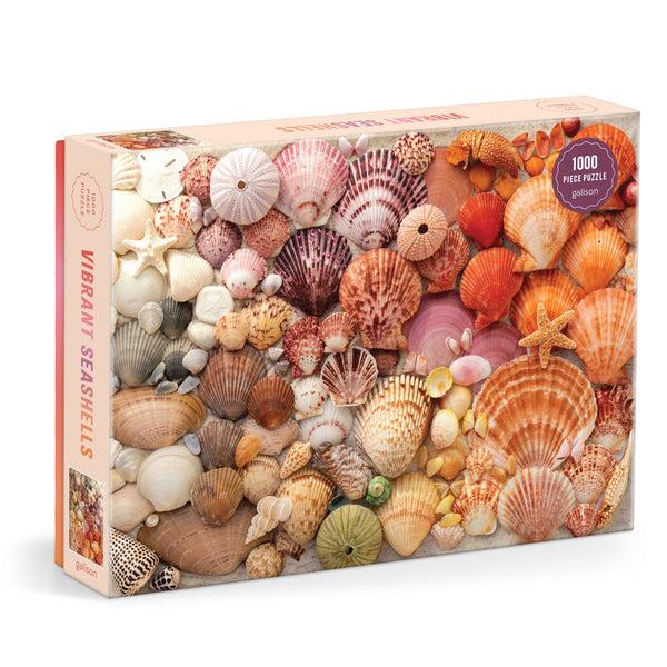 galison Vibrant Seashells 1000 Piece Puzzle