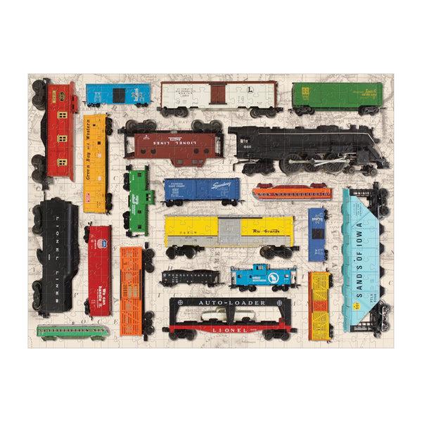 Galison Vintage Toy Trains 300 Piece Jigsaw Puzzle