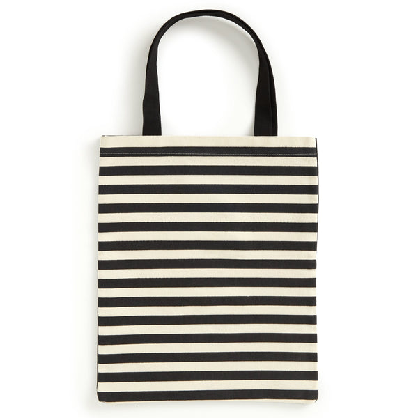 Galison Warhol Banana Canvas Tote Bag - Black