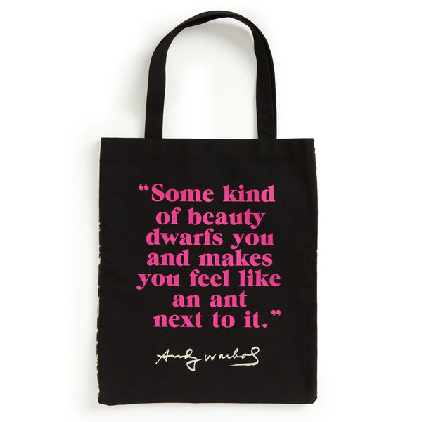 Galison Warhol Flowers Canvas Tote Bag