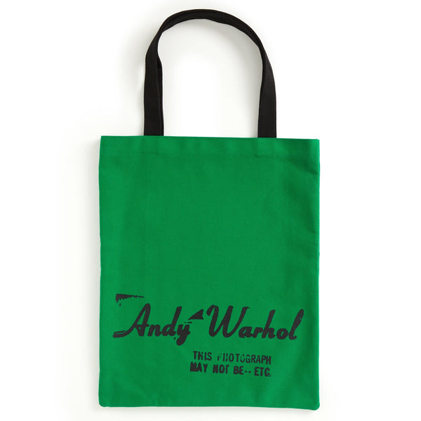 Galison Warhol Soup Can Canvas Tote Bag - Green
