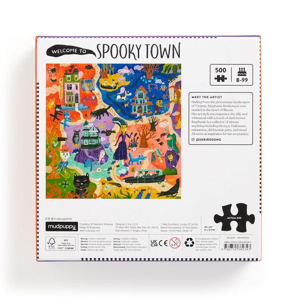 Galison Welcome To Spooky Town 500 Piece Puzzle
