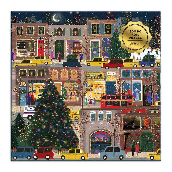 Galison Winter Lights 500 Piece Foil Jigsaw Puzzle