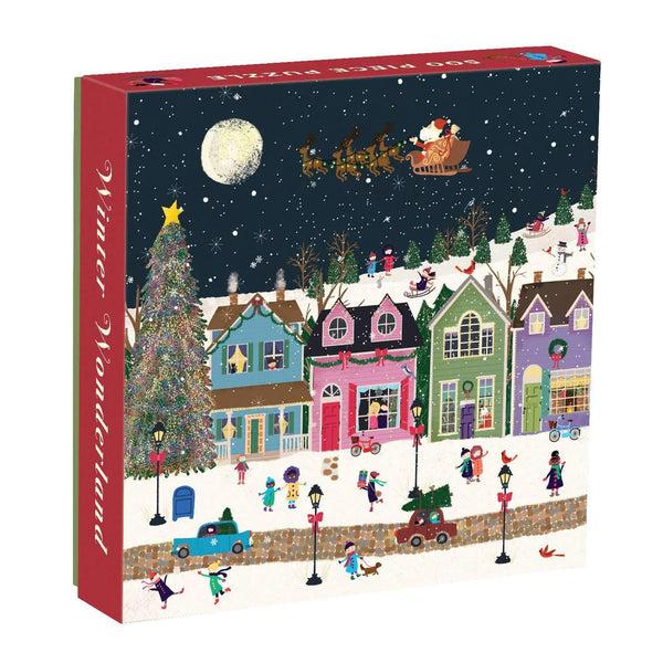 galison Winter Wonderland 500 Piece Jigsaw Puzzle