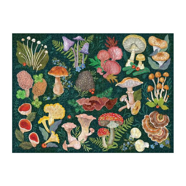 Galison World Of Mushrooms 1000 Piece Puzzle