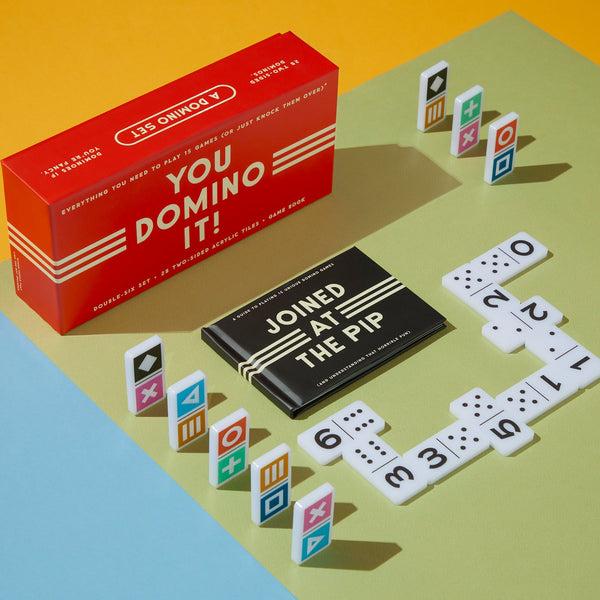 Galison You Domino It Domino Game Set