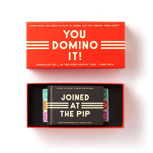 Galison You Domino It Domino Game Set