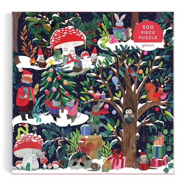 Galison Yuletide Forest 500 Piece Puzzle