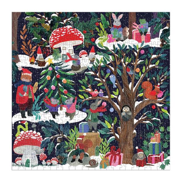 Galison Yuletide Forest 500 Piece Puzzle