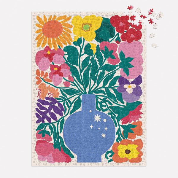 Galison Zodiac Flowers 1000 Piece Puzzle