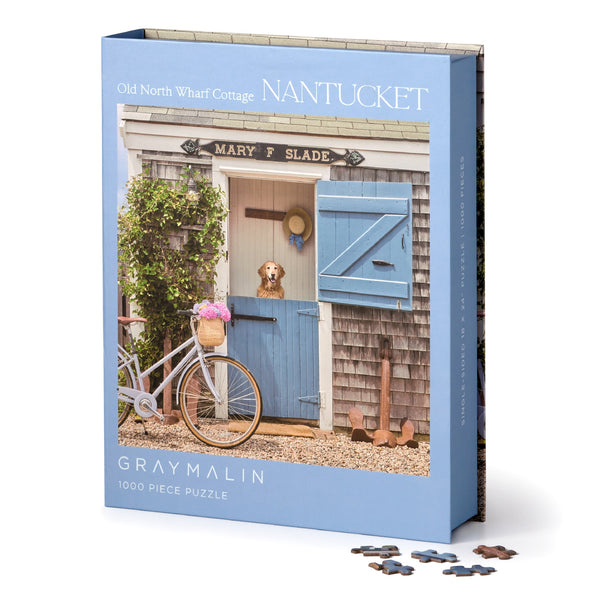 galison Gray Malin Nantucket 1000 Piece Book Box Puzzle