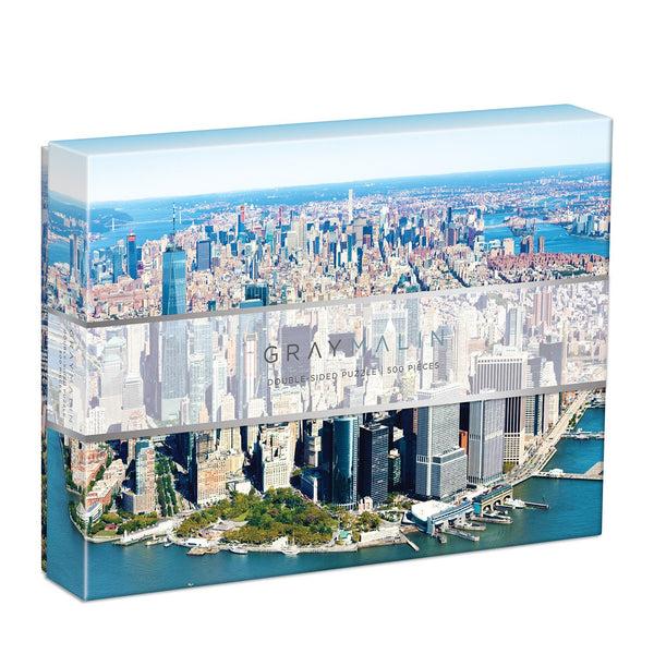 galison Gray Malin New York City Double-Sided 500 Piece Jigsaw Puzzle