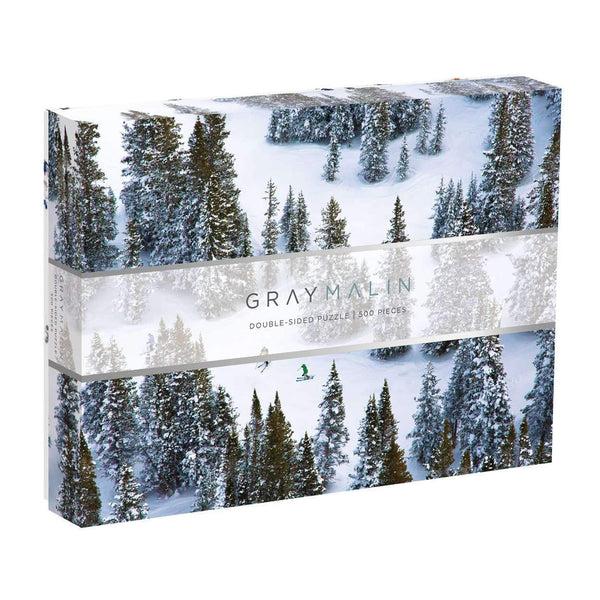 galison Gray Malin The Snow Double-Sided 500 Piece Jigsaw Puzzle