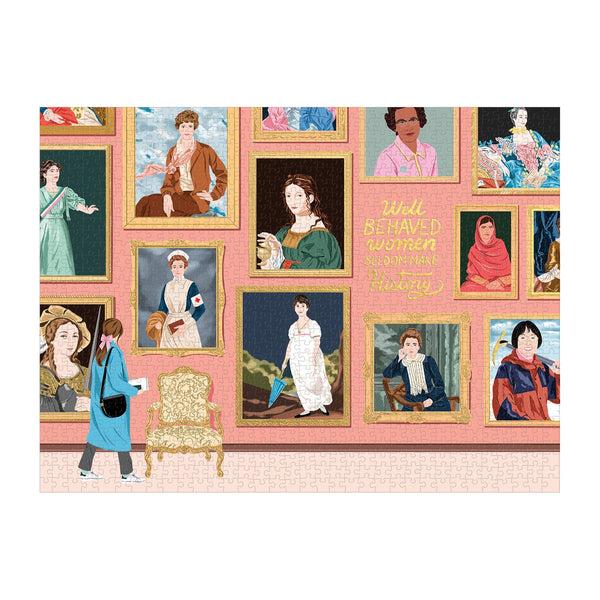 Galison Herstory Museum 1000 Piece Foil Jigsaw Puzzle