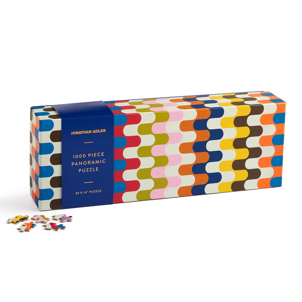 Galison Jonathan Adler Bargello 1000 Piece Panoramic Puzzle