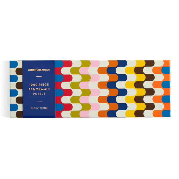 Galison Jonathan Adler Bargello 1000 Piece Panoramic Puzzle