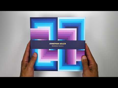 Galison Jonathan Adler Infinity Wooden Jigsaw Puzzle Set