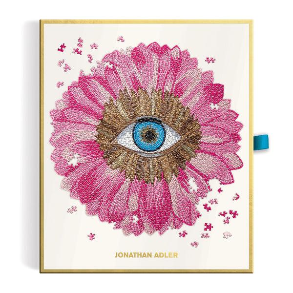 Galison Jonathan Adler Petals 750 Piece Shaped Puzzle