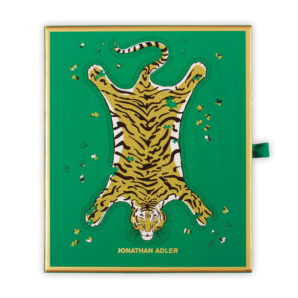 Galison Jonathan Adler Safari 750 Piece Shaped Foil Jigsaw Puzzle