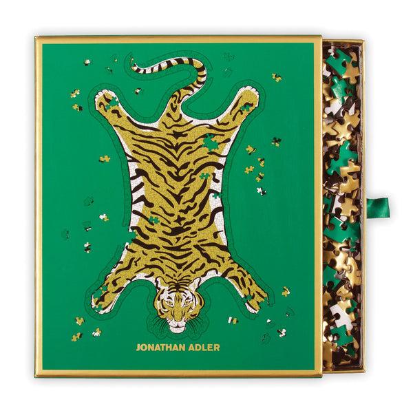 galison Jonathan Adler Safari 750 Piece Shaped Foil Jigsaw Puzzle